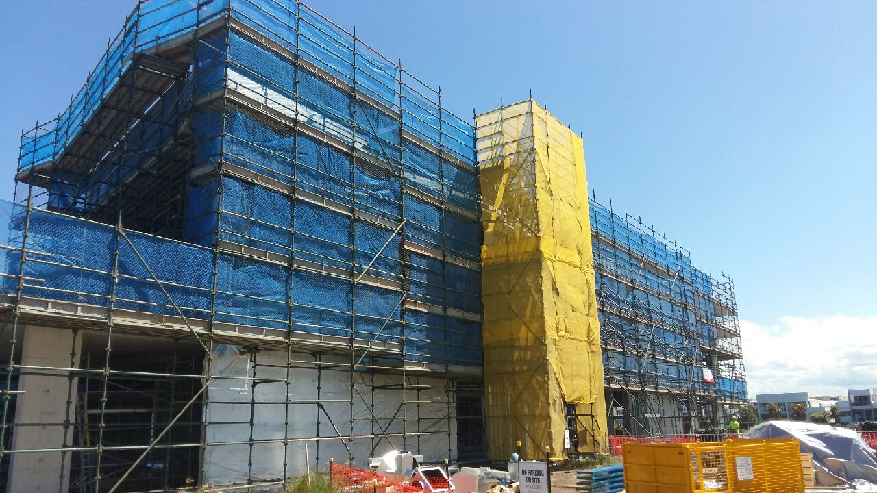kwikstage scaffold tower Sunshine Coast multi level building